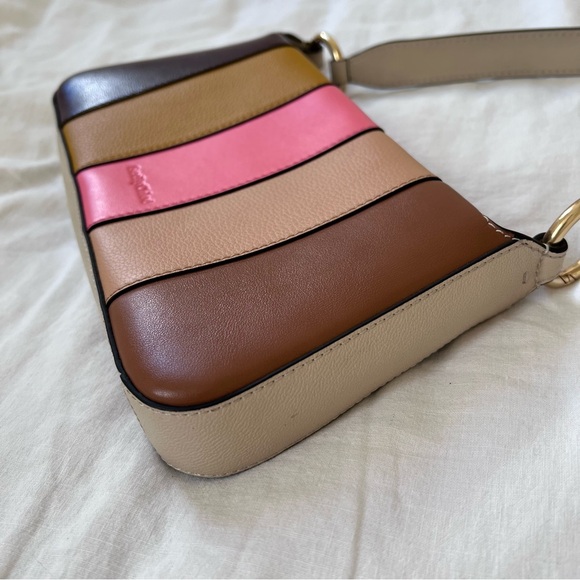 See by Chloe Colorful Striped Leather Shoulder Bag - Picture 8 of 8
